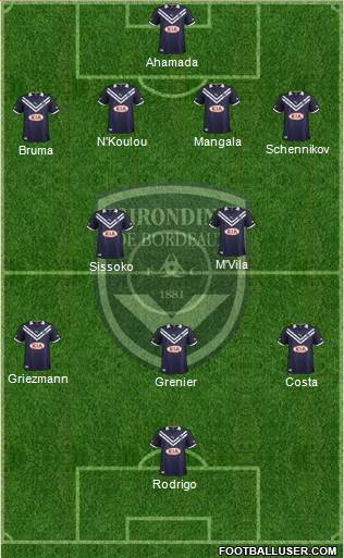 FC Girondins de Bordeaux Formation 2013