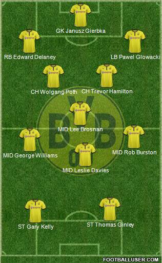 Borussia Dortmund Formation 2013