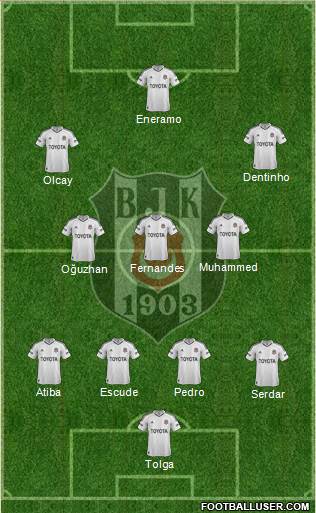 Besiktas JK Formation 2013