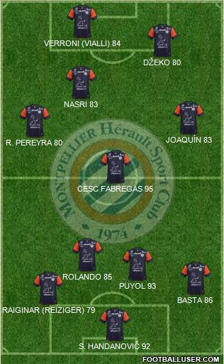 Montpellier Hérault Sport Club Formation 2013