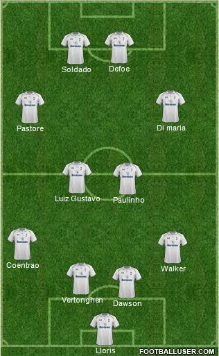 Tottenham Hotspur Formation 2013
