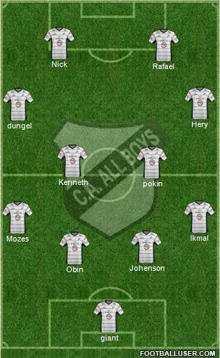 All Boys Formation 2013