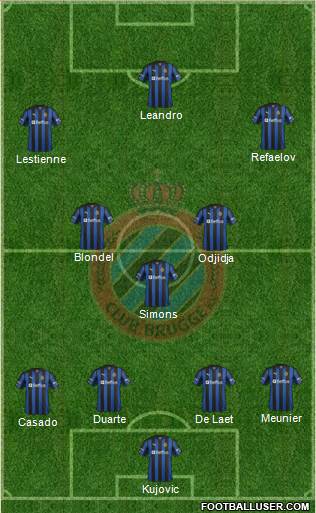 Club Brugge KV Formation 2013