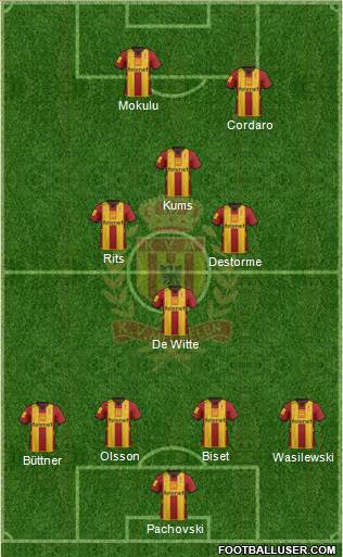 Yellow Red KV Mechelen Formation 2013