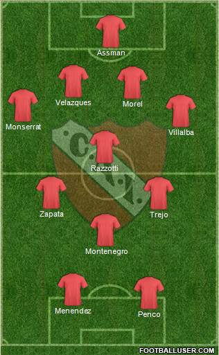 Independiente Formation 2013