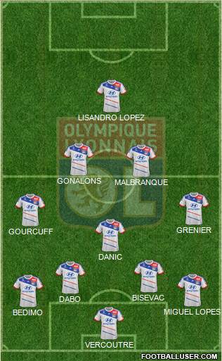 Olympique Lyonnais Formation 2013