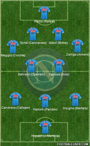 Napoli Formation 2013