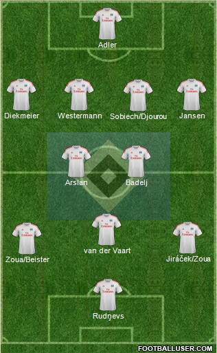Hamburger SV Formation 2013