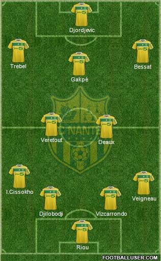 FC Nantes Formation 2013