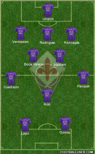 Fiorentina Formation 2013