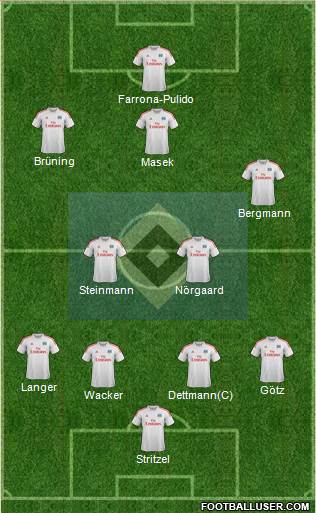 Hamburger SV Formation 2013