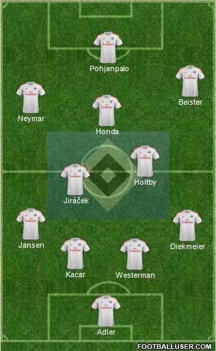 Hamburger SV Formation 2013