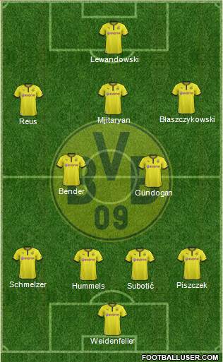 Borussia Dortmund Formation 2013