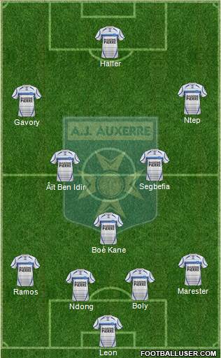 A.J. Auxerre Formation 2013
