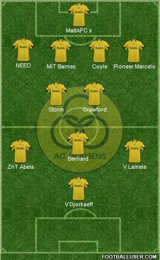 Alliance Club Horsens Formation 2013