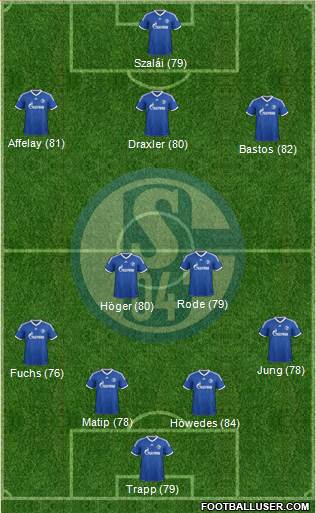 FC Schalke 04 Formation 2013