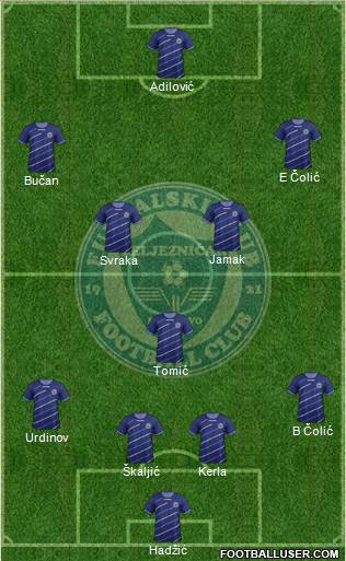FK Zeljeznicar Sarajevo Formation 2013