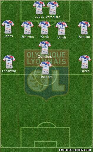 Olympique Lyonnais Formation 2013