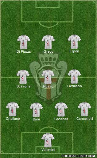 Pro Vercelli Formation 2013