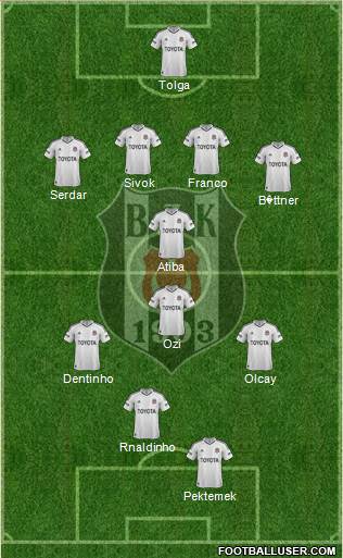Besiktas JK Formation 2013