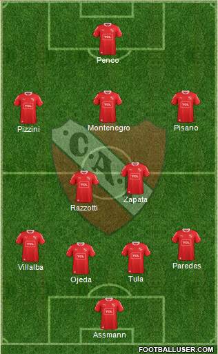 Independiente Formation 2013
