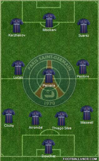 Paris Saint-Germain Formation 2013