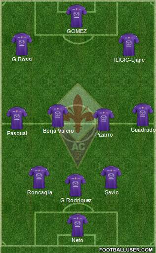 Fiorentina Formation 2013