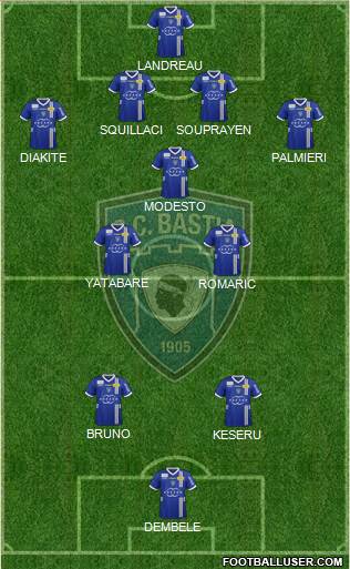 Sporting Club Bastia Formation 2013