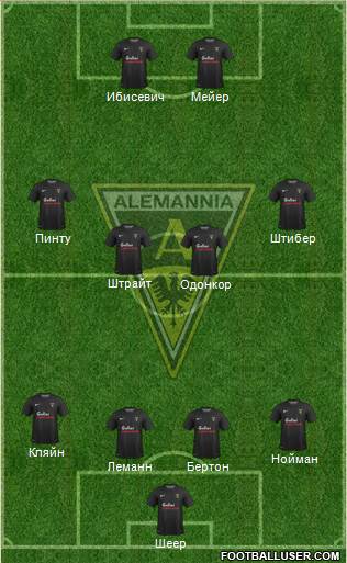 TSV Alemannia Aachen Formation 2013