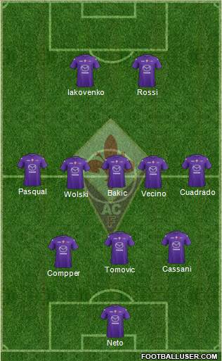 Fiorentina Formation 2013
