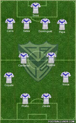 Vélez Sarsfield Formation 2013