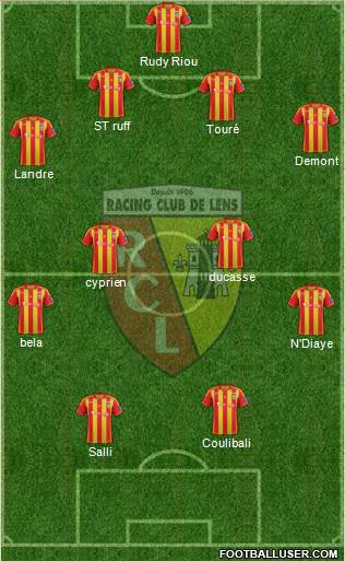Racing Club de Lens Formation 2013