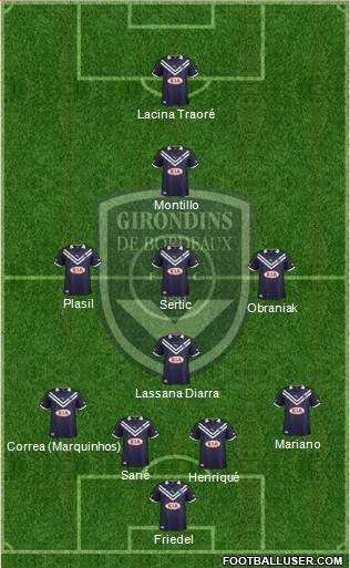 FC Girondins de Bordeaux Formation 2013