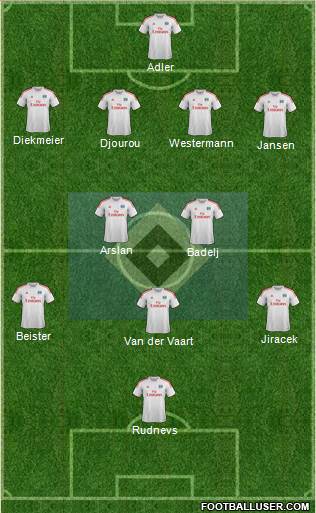 Hamburger SV Formation 2013