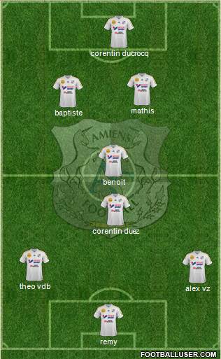 Amiens Sporting Club Football Formation 2013