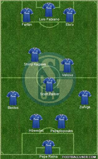 FC Schalke 04 Formation 2013