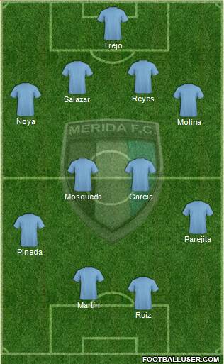 Mérida Futbol Club Formation 2013
