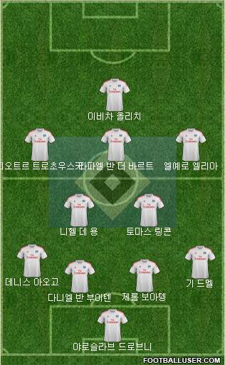 Hamburger SV Formation 2013