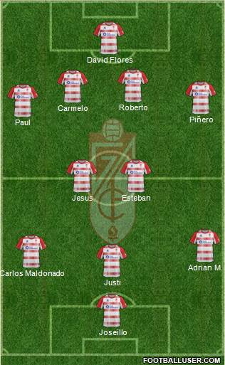 Granada C.F. Formation 2013
