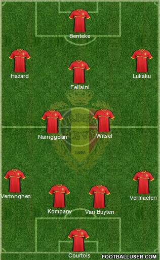 Belgium Formation 2013