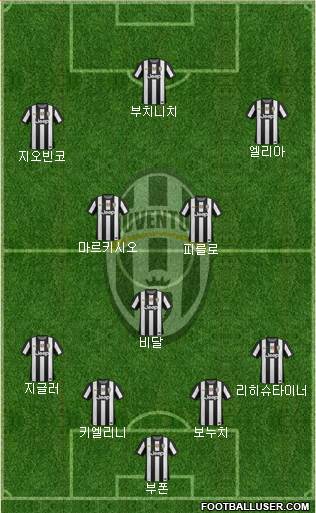 Juventus Formation 2013