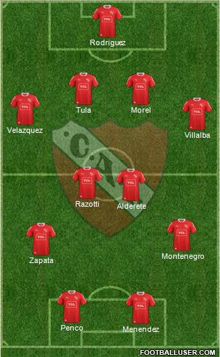 Independiente Formation 2013