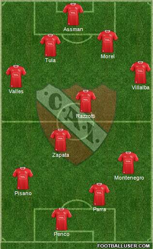 Independiente Formation 2013