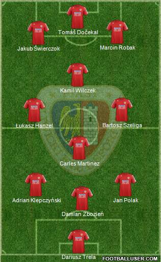 Piast Gliwice Formation 2013