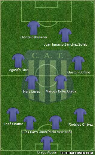 Talleres de Córdoba Formation 2013
