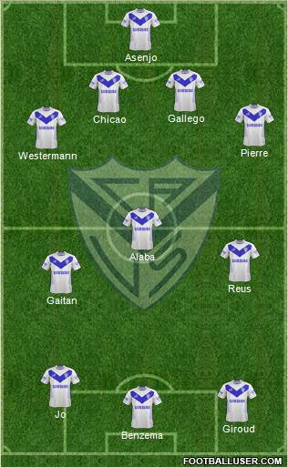 Vélez Sarsfield Formation 2013