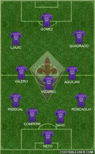 Fiorentina Formation 2013