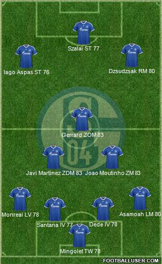 FC Schalke 04 Formation 2013
