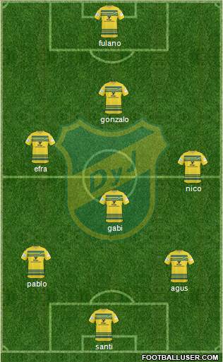 Defensa y Justicia Formation 2013