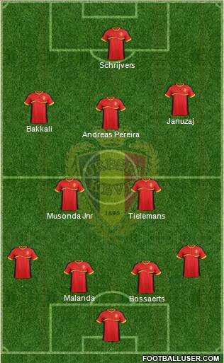 Belgium Formation 2013